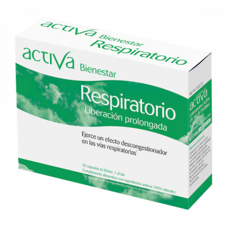 Comprar BIENESTAR RESPIRATORIO 30 CAPSULAS ACTIVA online - Farmacia Coliseum