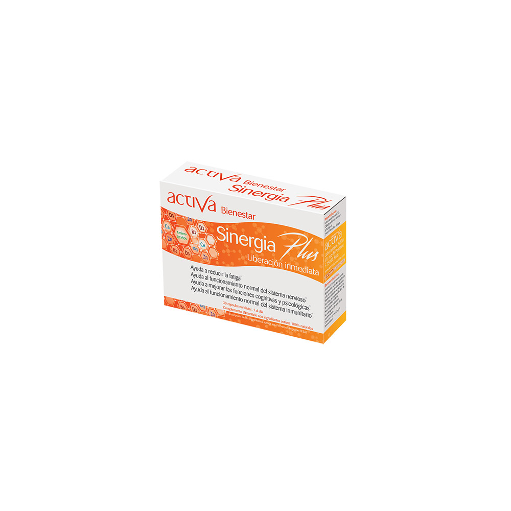Comprar BIENESTAR SINERGIA PLUS 30 CAPS ACTIVA online - Farmacia Coliseum