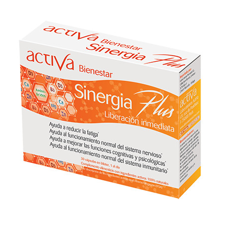 Comprar BIENESTAR SINERGIA PLUS 30 CAPS ACTIVA online - Farmacia Coliseum