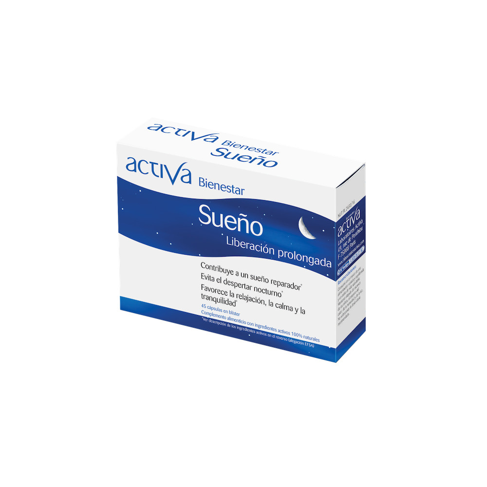 Comprar BIENESTAR SUEÑO 45 CAPS ACTIVA online - Farmacia Coliseum
