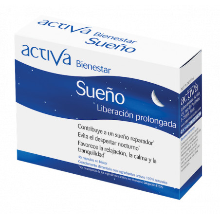 Comprar BIENESTAR SUEÑO 45 CAPS ACTIVA online - Farmacia Coliseum
