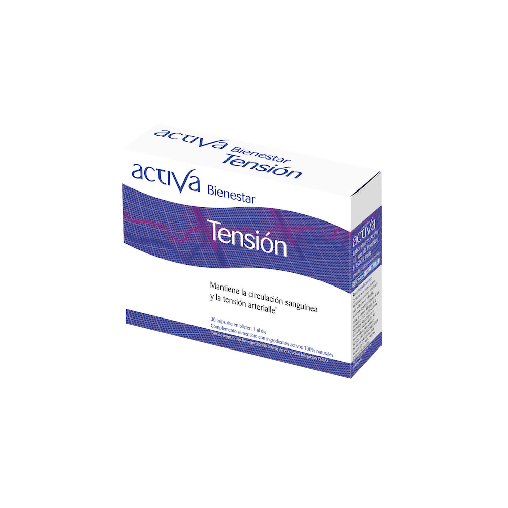 Comprar BIENESTAR TENSION 30 CAPS ACTIVA online - Farmacia Coliseum