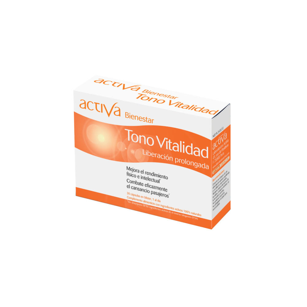 Comprar BIENESTAR TONO VITALIDAD 30 CAPS ACTIVA online - Farmacia Coliseum