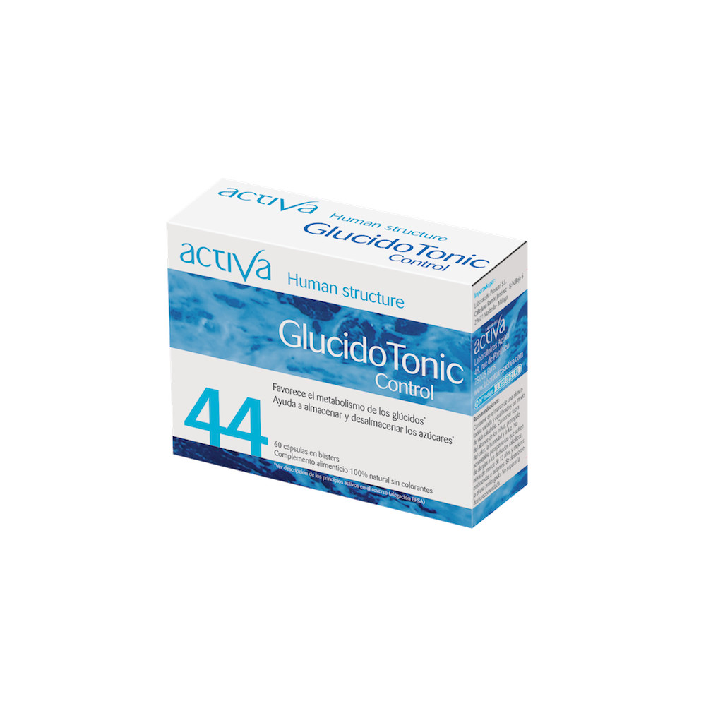 Comprar HUMAN STRUCTURE GLUCIDOTONIC CONTROLE 60 CAP ACTIVA online - Farmacia Coliseum