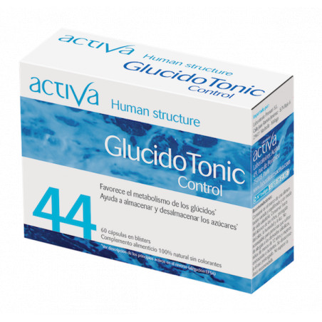 Comprar HUMAN STRUCTURE GLUCIDOTONIC CONTROLE 60 CAP ACTIVA online - Farmacia Coliseum