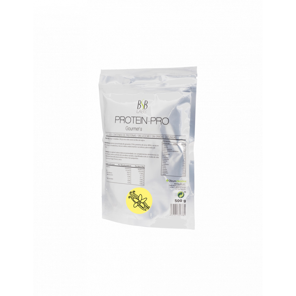 Comprar GOURMETS PROTEIN-PRO VEGETAL VAINILLA 500 G BSB LABS online - Farmacia Coliseum