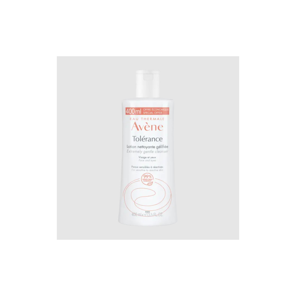 Comprar online AVENE TOLERANCE LECHE LIMPIADORA GELIFICADA 400 ML - Farmacia Coliseum