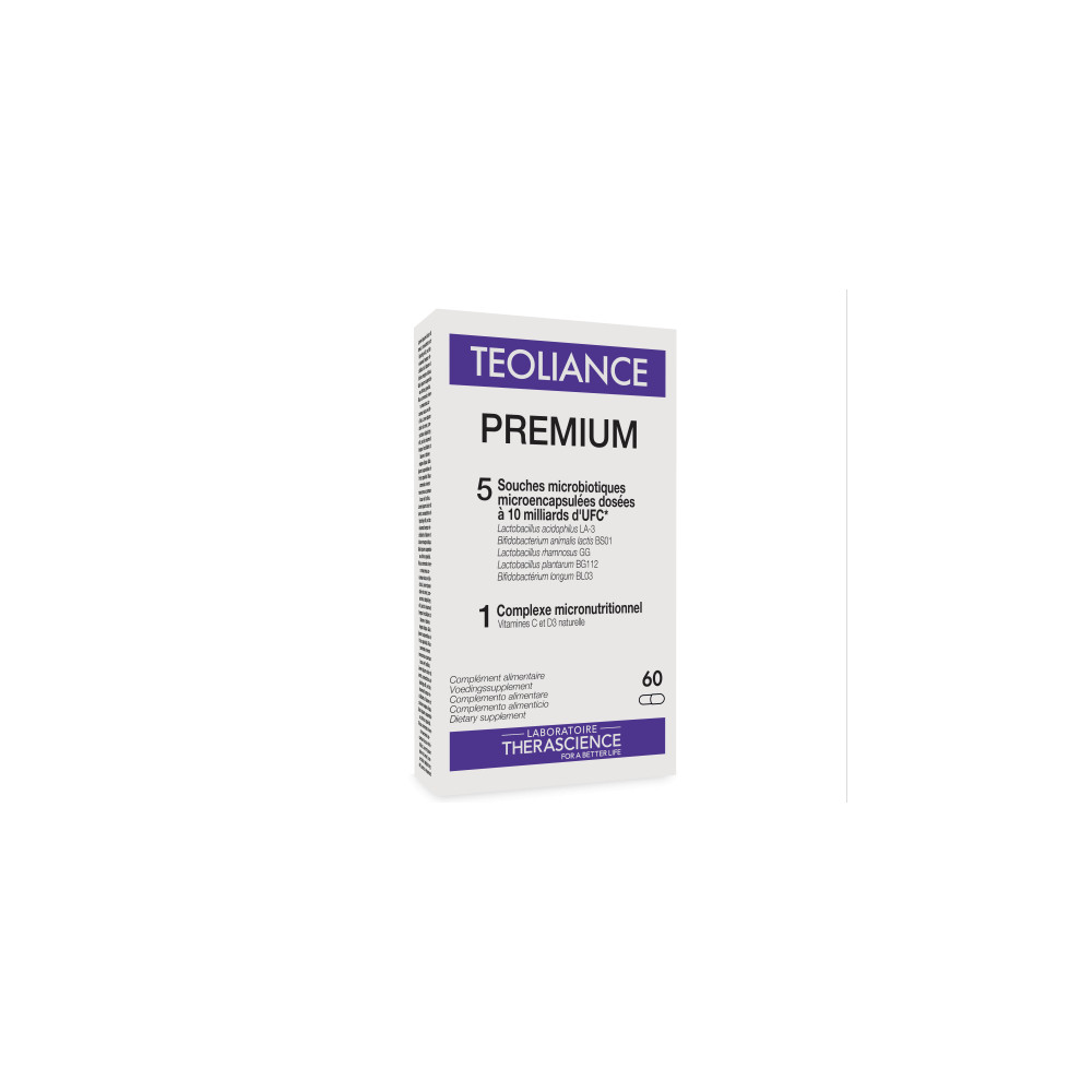 Comprar TEOLIANCE PREMIUM 60 CAPS THERASCIENCE online - Farmacia Coliseum