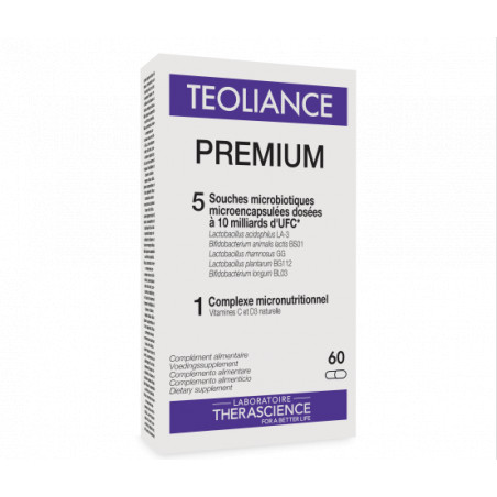 Comprar TEOLIANCE PREMIUM 60 CAPS THERASCIENCE online - Farmacia Coliseum