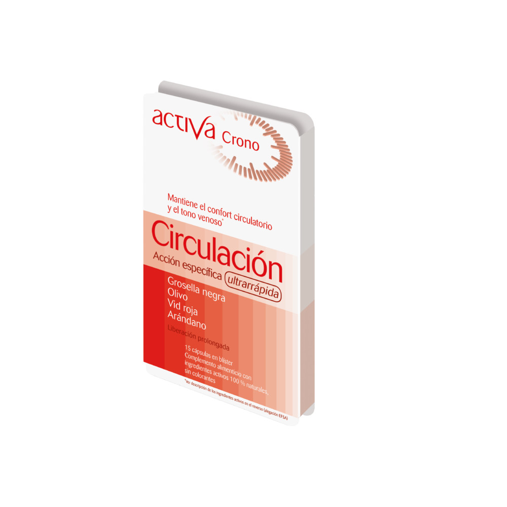 Comprar online CRONO CIRCULACION 15 CAPSULAS ACTIVA - Farmacia Coliseum