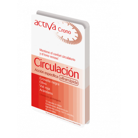 Comprar online CRONO CIRCULACION 15 CAPSULAS ACTIVA - Farmacia Coliseum