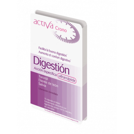 Comprar CRONO DIGESTION 15 CAPSULAS ACTIVA online - Farmacia Coliseum