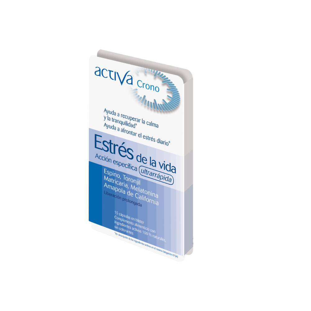 Comprar online CRONO ESTRES DE LA VIDA  15 CAPS ACTIVA - Farmacia Coliseum