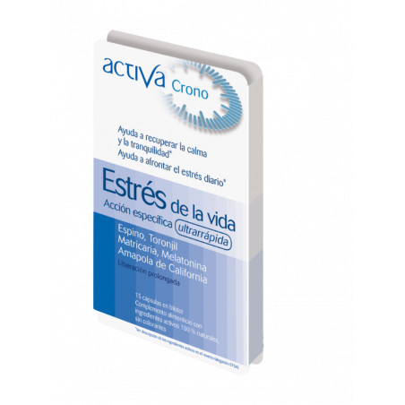 Comprar online CRONO ESTRES DE LA VIDA  15 CAPS ACTIVA - Farmacia Coliseum