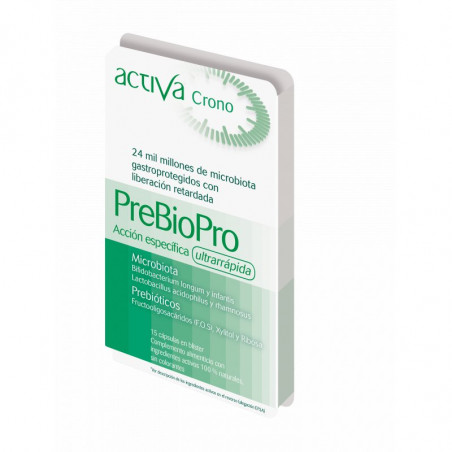 Comprar CRONO PREBIOPRO 15 CAPSULAS ACTIVA online - Farmacia Coliseum