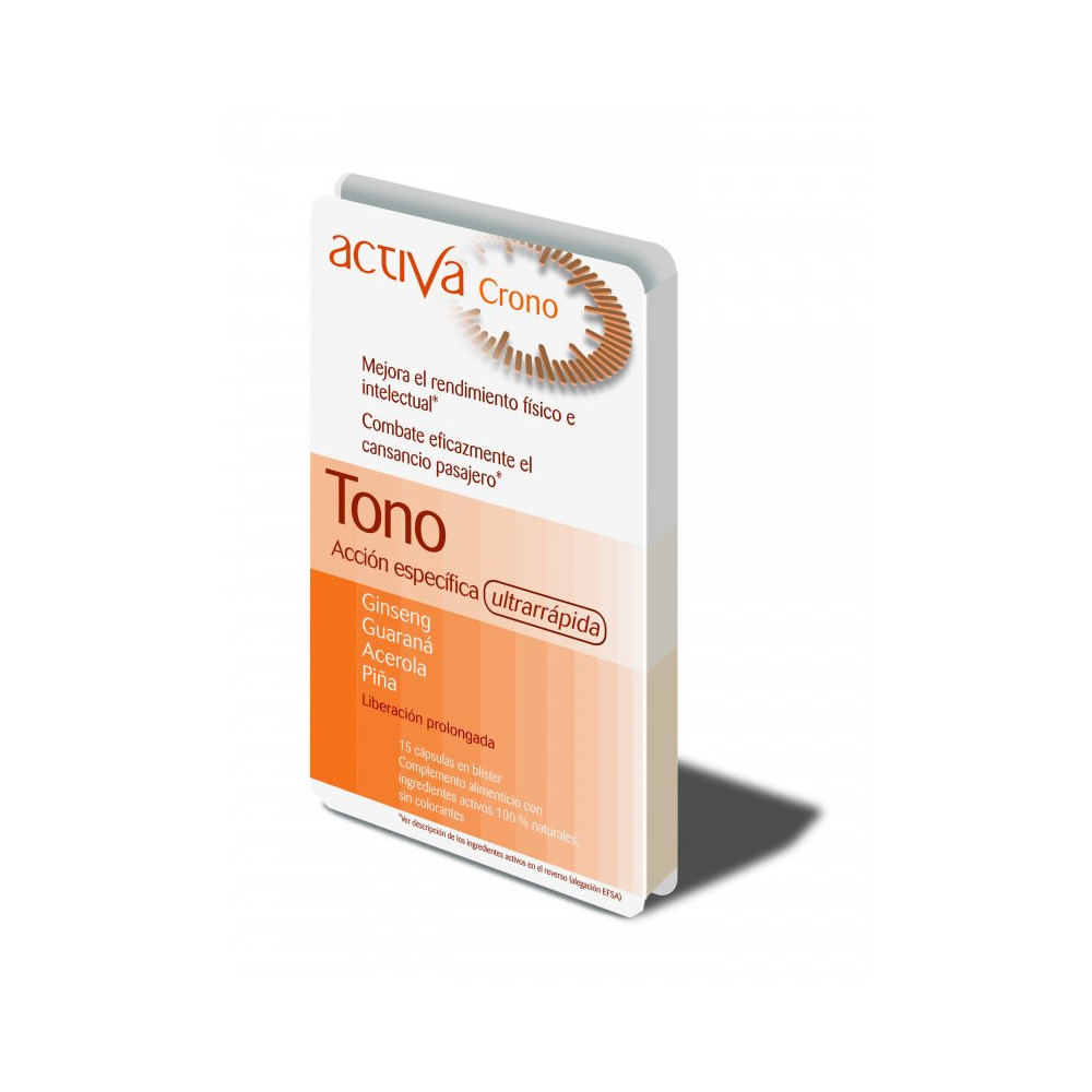 Comprar online CRONO TONO 15 CAPSULAS ACTIVA - Farmacia Coliseum