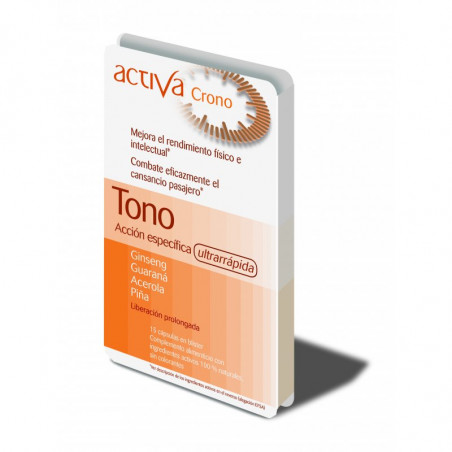 Comprar online CRONO TONO 15 CAPSULAS ACTIVA - Farmacia Coliseum