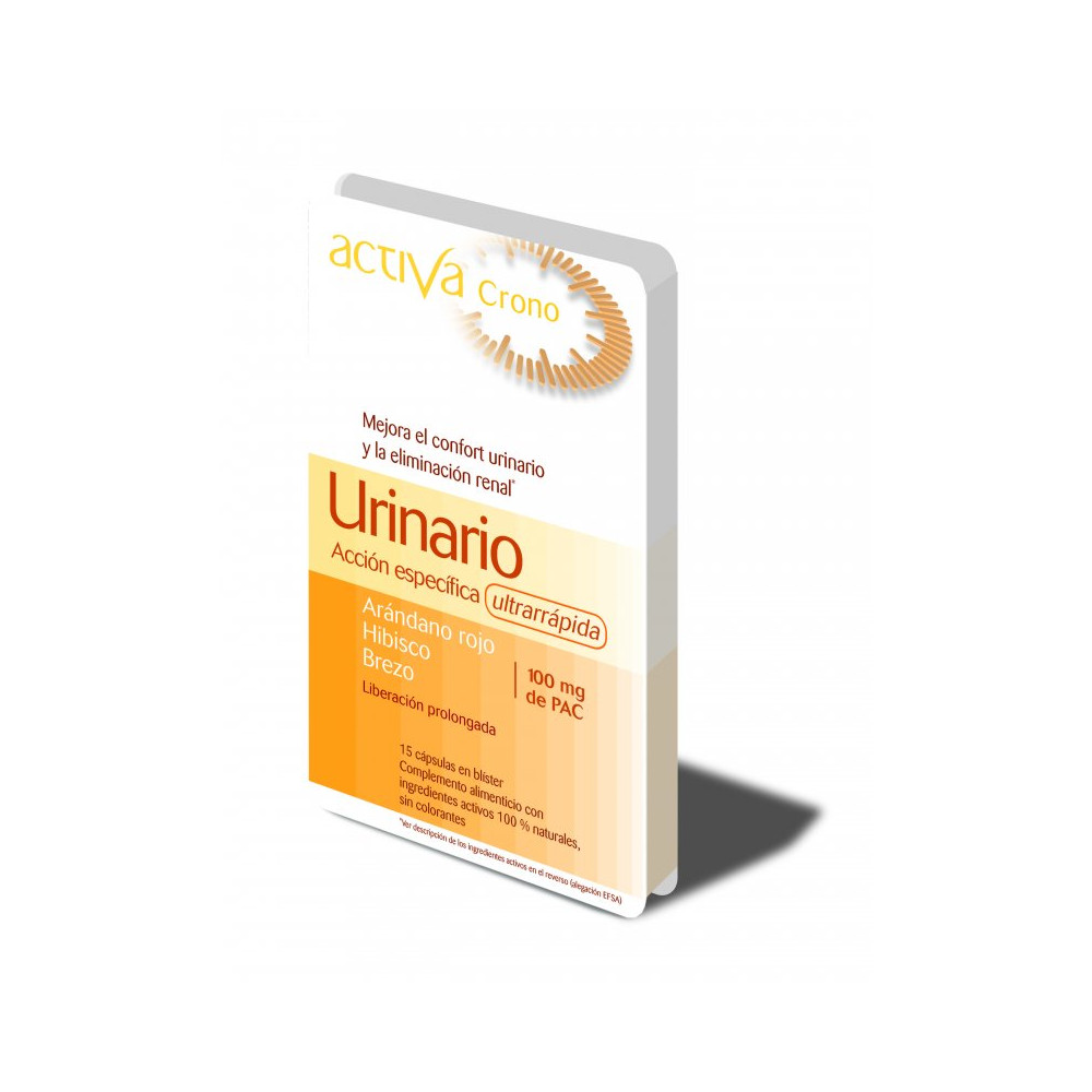 Comprar online CRONO URINARIO 15 CAPSULAS ACTIVA - Farmacia Coliseum