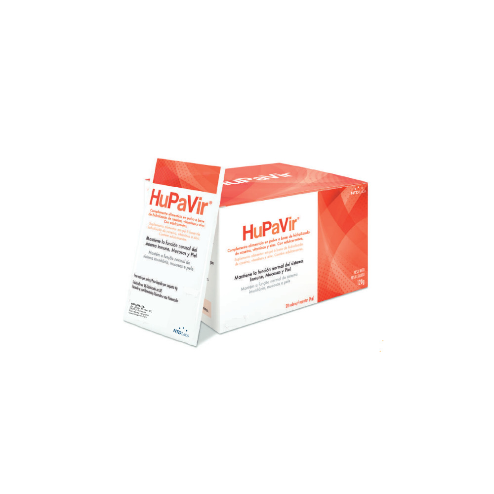 Comprar online HUPAVIR 20 SOBRES NTD LABS - Farmacia COliseum