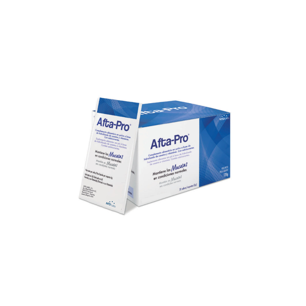 Comprar AFTA-PRO 20 SOBRES NTD LABS online - Farmacia Coliseum