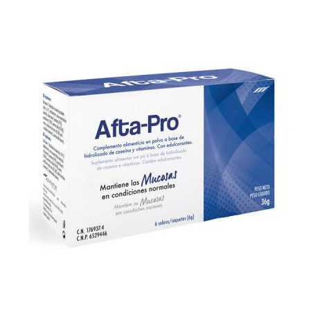 Comprar AFTA-PRO 6 SOBRES NTD LABS online - Farmacia Coliseum