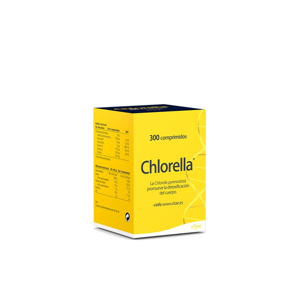 Comprar online CLORELLA 200 MG 300 COMP VITAE - Farmacia Coliseum