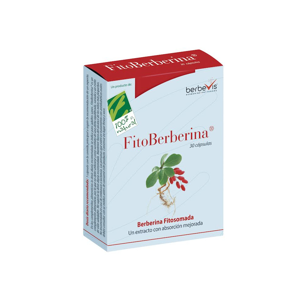 Comprar FITOBERBERINA 30 CAP CIEN POR CIEN NATURAL online - Coliseum