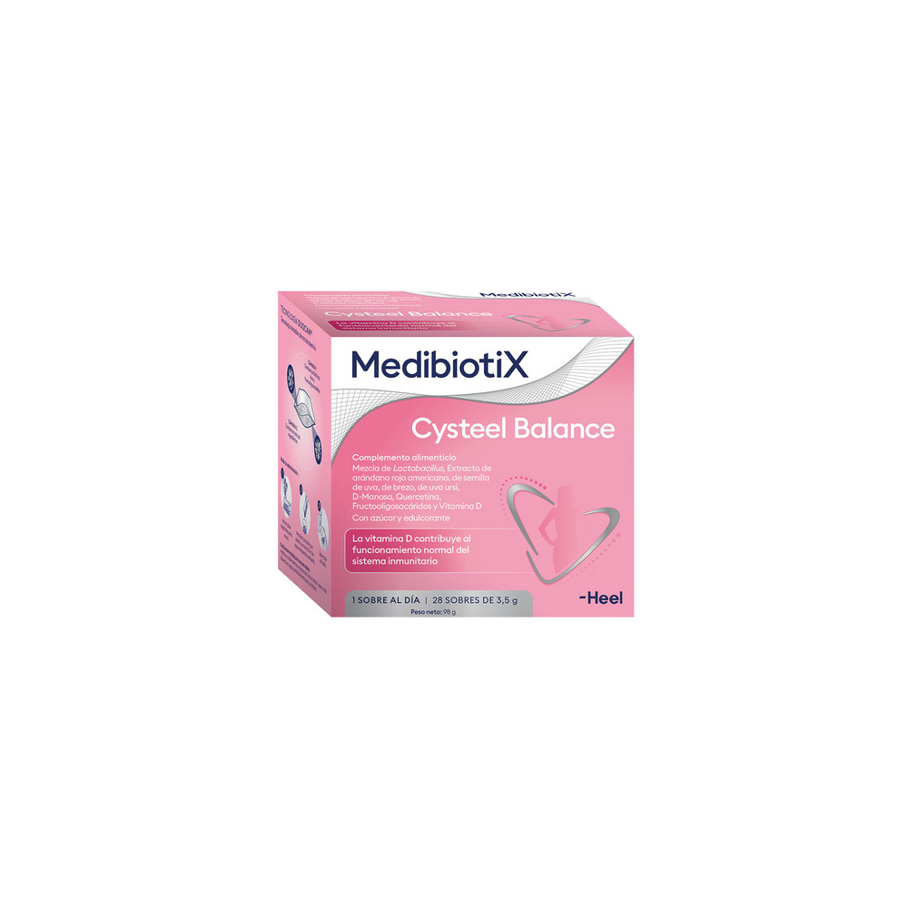 Comprar MEDIBIOTIX CYSTEEL BALANCE 28 SOBRES HEEL online - Coliseum