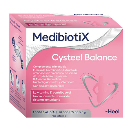 Comprar MEDIBIOTIX CYSTEEL BALANCE 28 SOBRES HEEL online - Coliseum