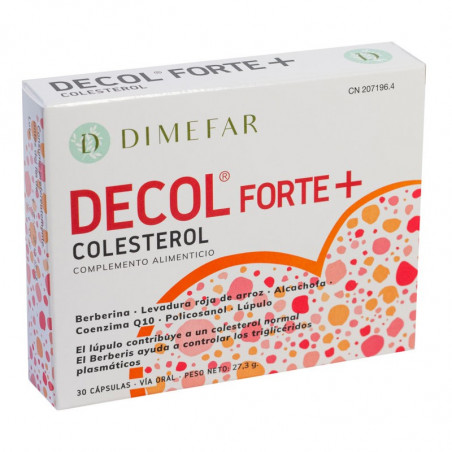 Comprar online DECOL FORTE PLUS 30 CAPSULAS DIMEFAR -Farmacia Coliseum