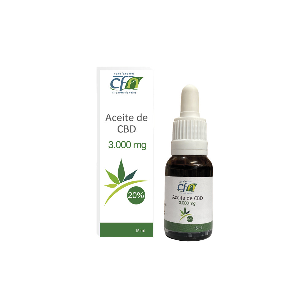 Comprar online CBD ACEITE 3000 MG 20% 15 ML CFN - Farmacia Coliseum