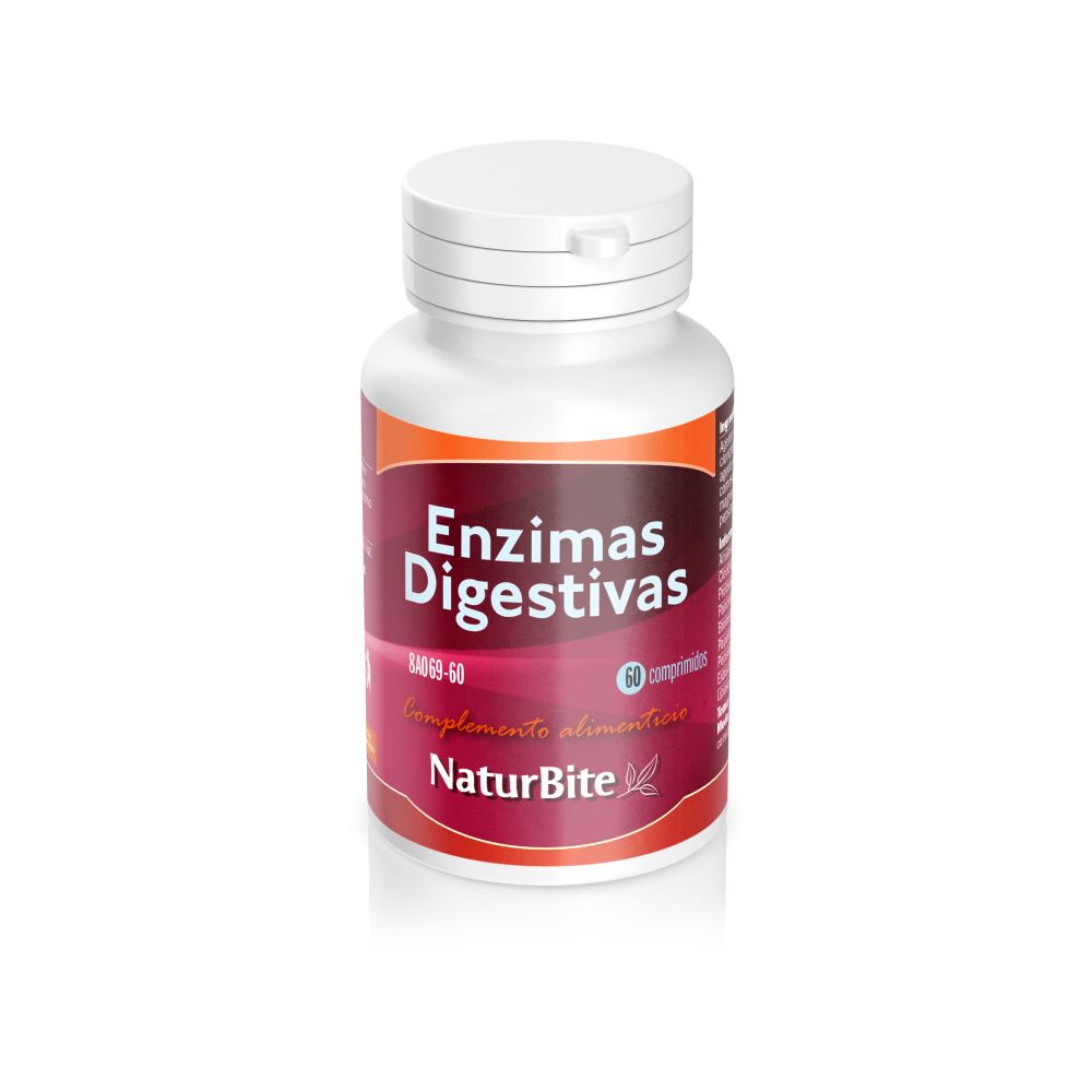 Comprar ENZIMAS DIGESTIVAS 60 COMP NATURBITE online - Farmacia Coliseum