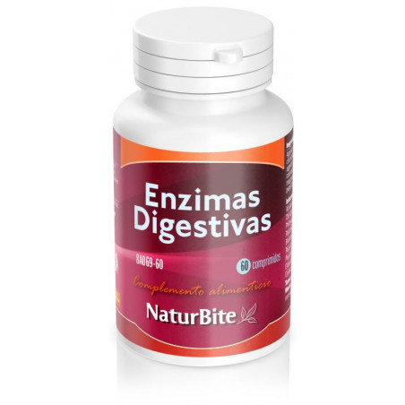 Comprar ENZIMAS DIGESTIVAS 60 COMP NATURBITE online - Farmacia Coliseum