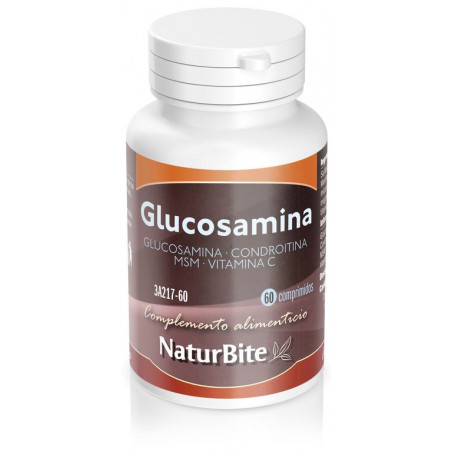Comprar GLUCOSAMINA CONDROITINA MSM VIT C 660 COMP NATURBITE online - Farmacia Coliseum