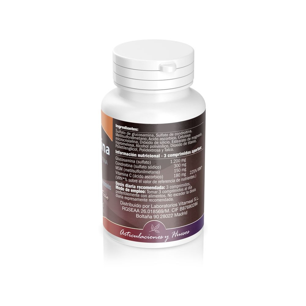 Comprar GLUCOSAMINA CONDROITINA MSM VIT C 660 COMP NATURBITE online - Farmacia Coliseum