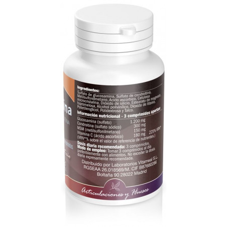 Comprar GLUCOSAMINA CONDROITINA MSM VIT C 660 COMP NATURBITE online - Farmacia Coliseum