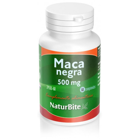 Comprar MACA NEGRA  500 MG 60 COMP NATURBITE online - Farmacia Coliseum