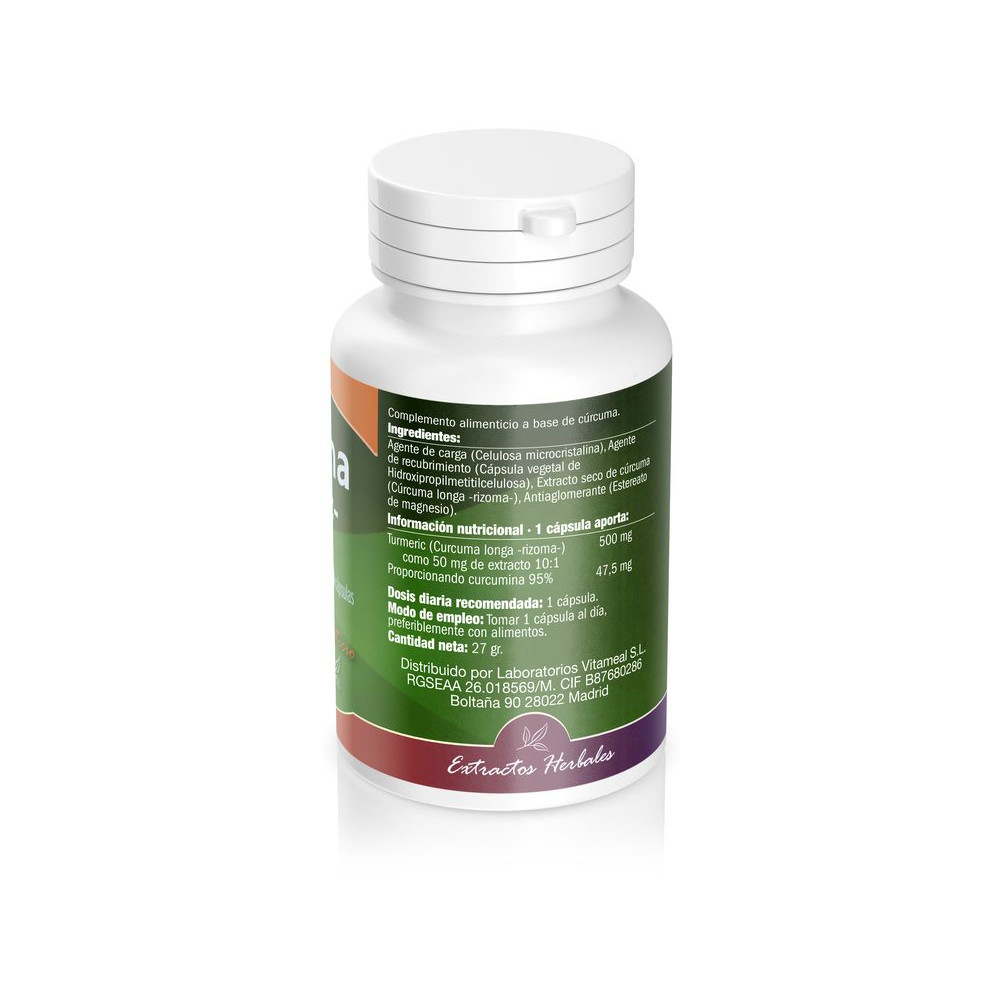 Comprar TURMERIC (CURCUMA) 500 MG 60 CAP NATURBITE online - Farmacia Coliseum