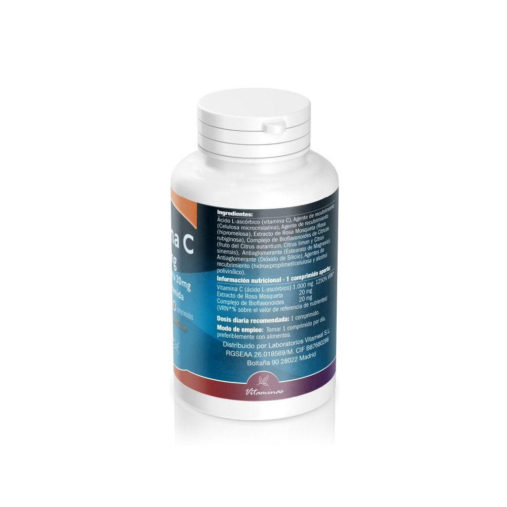 Comprar VITAMINA C 1000 MG CON ROSA MOSQUETA 20 MG 60 COMP NATURBITE online
