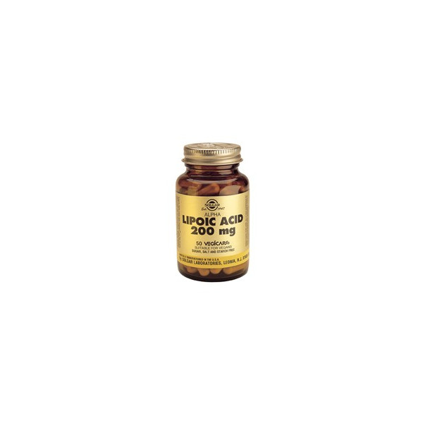Comprar online LIPOICO ACIDO 200 MG 50 CAP SOLGAR - Farmacia Coliseum
