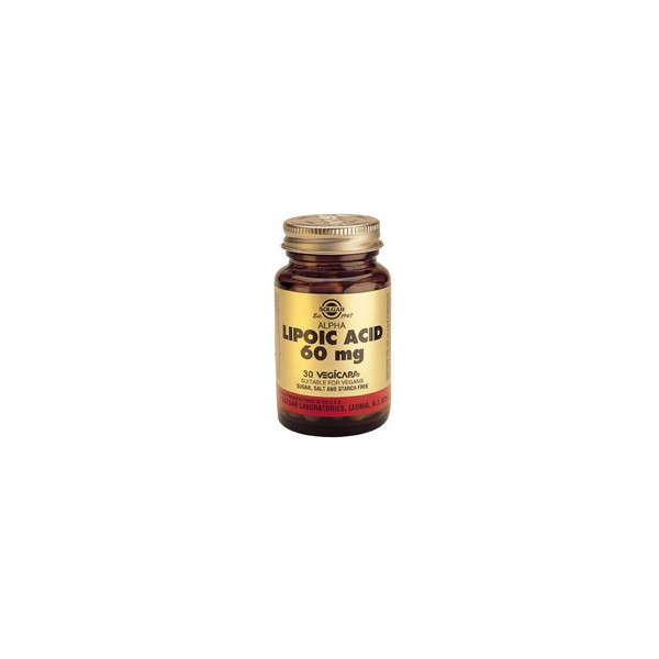Comprar LIPOICO ACIDO 60 MG 30 CAP SOLGAR online - Farmacia Coliseum