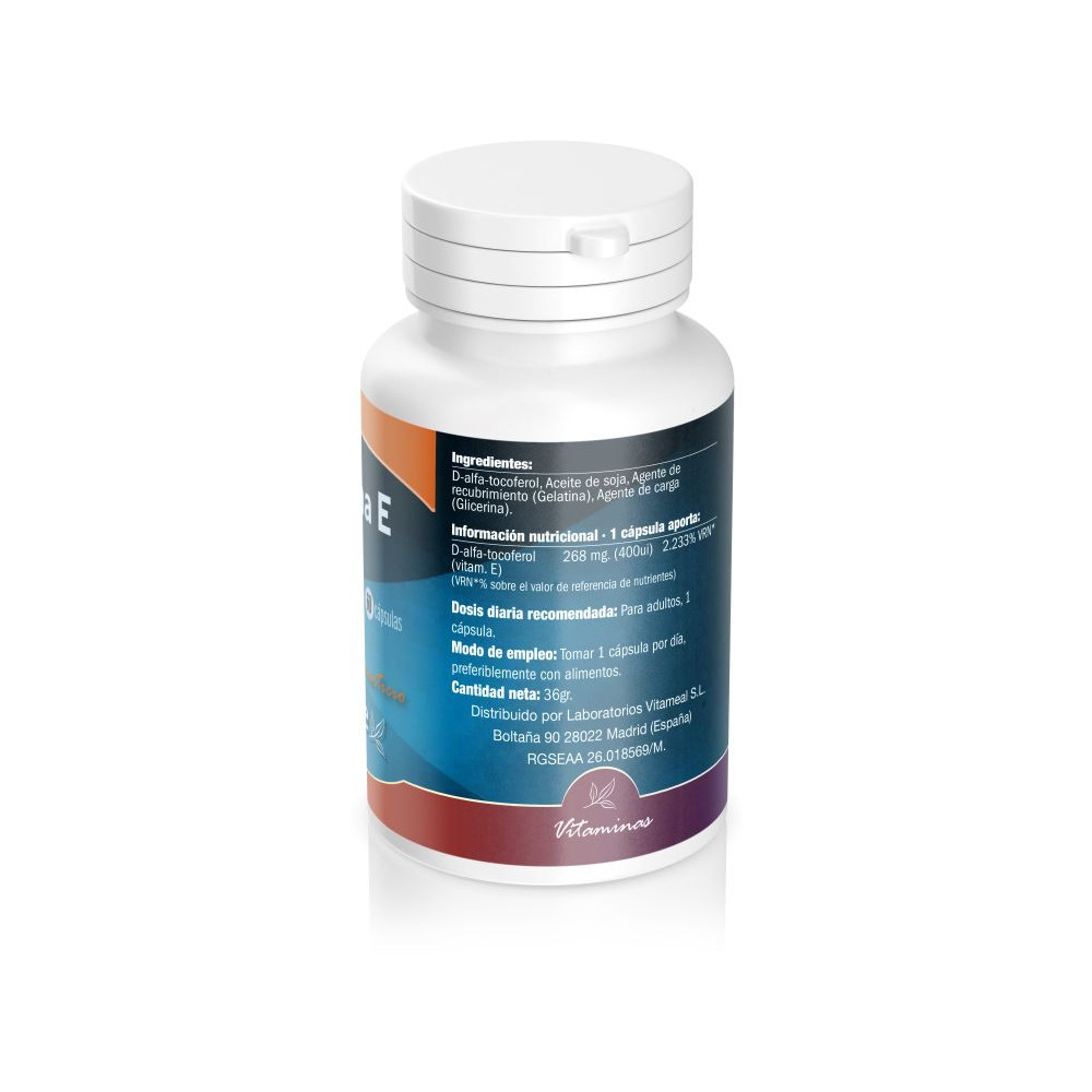 Comprar VITAMINA E 400 UI NATURAL 60 CAP NATURBITE online - Farmacia Coliseum