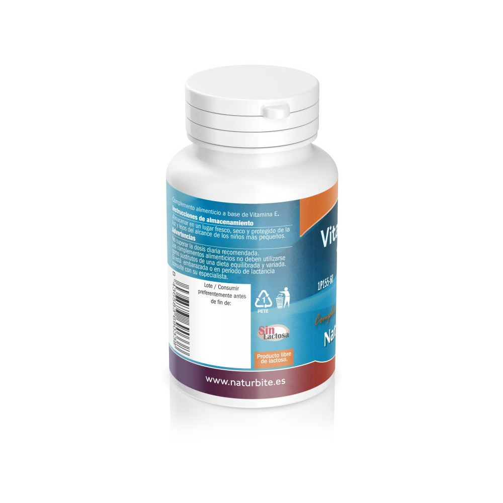 Comprar VITAMINA E 400 UI NATURAL 60 CAP NATURBITE online - Farmacia Coliseum