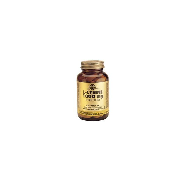 Comprar LISINA 1000 MG 50 COMP SOLGAR online - Farmacia Coliseum