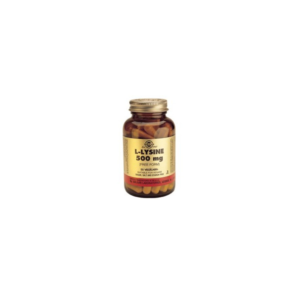 Comprar online LISINA 500 MG 50 CAP SOLGAR - Farmacia Coliseum