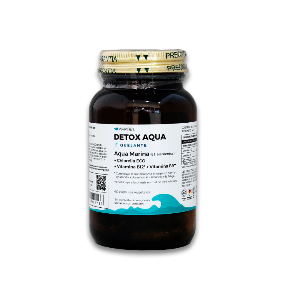 Comprar online DETOX AQUA 60 CAPS AMAR81 - Farmacia Coliseum