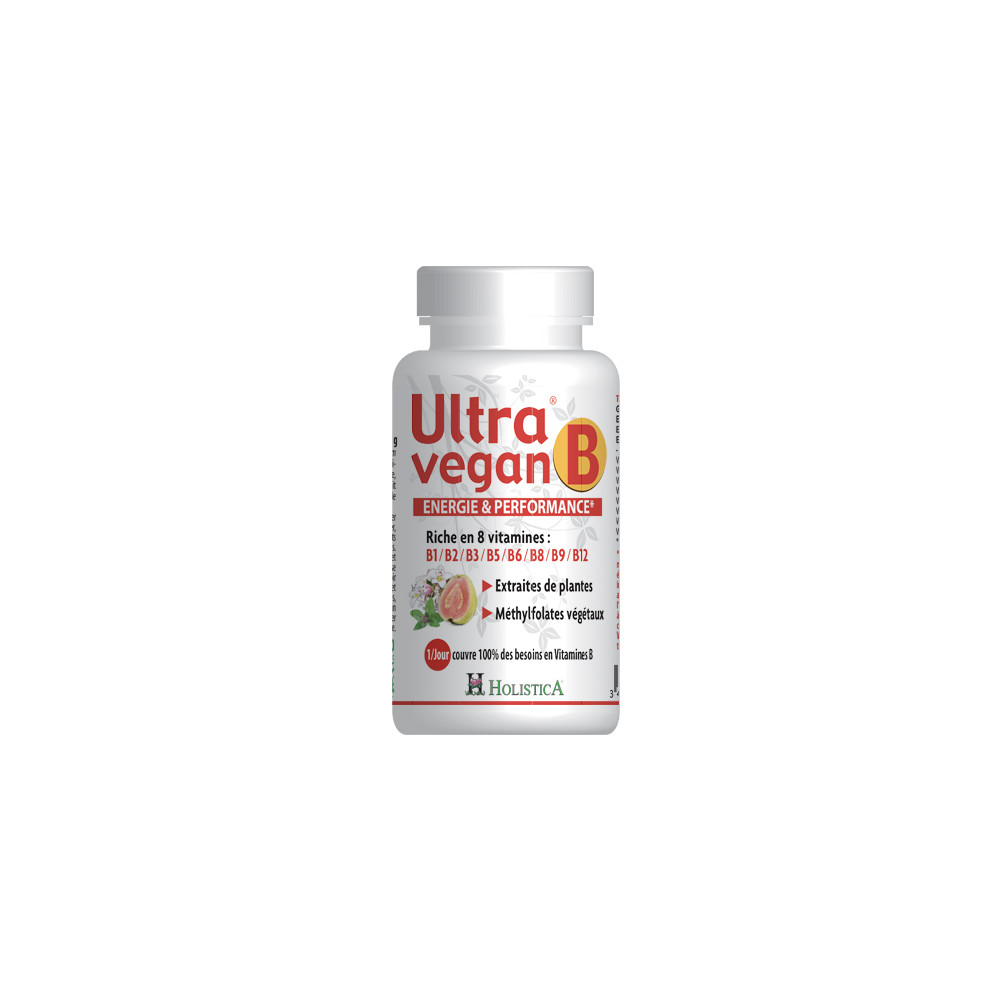 Comprar ULTRA VEGAN B 30 COMP HOLISTICA online - Farmacia Coliseum