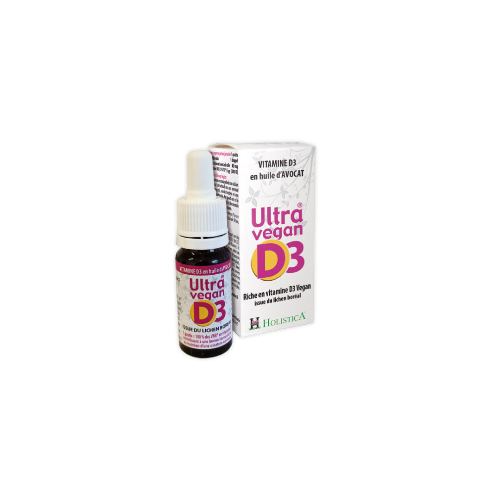 Comprar ULTRA VEGAN D3 GOTAS 8 ML HOLISTICA online - Farmacia Coliseum