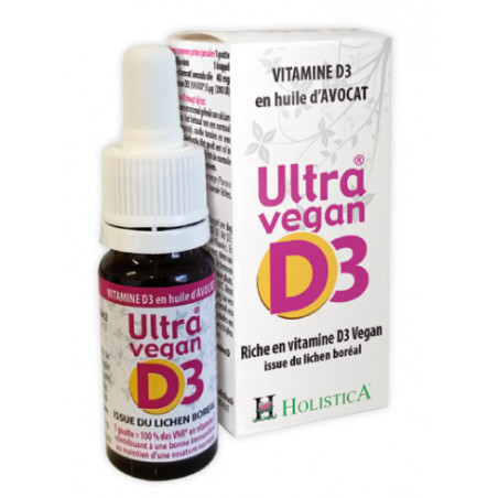Comprar ULTRA VEGAN D3 GOTAS 8 ML HOLISTICA online - Farmacia Coliseum