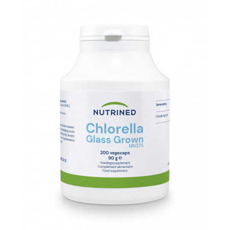 Comprar online CHLORELLA GLASS GROWN 200 VCAPS NUTRINED - Farmacia Coliseum